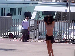 Miniature Euro villein disgraced on the dock