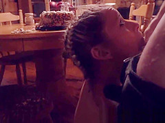 Throatfucked 18yo playgirl acquires roughfucked