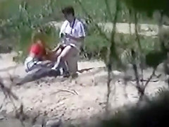 Outdoor irrumation clip - voyeur