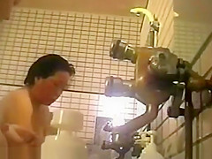 Washroom Voyeur Expose Stripped Body