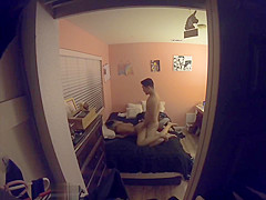 Hawt College Honey Drilled Hard On Hidden Camera (Voyeur)