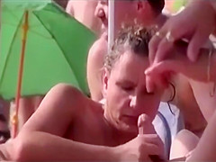 Nudist Beach Excited Couples Blowjobs Movies #23