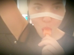 My srip tease dance with mask & cute buttplug tail