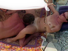 BeachHunters Sex 18887-19032 (Hawt Nudist Couples spy livecam at the beach)