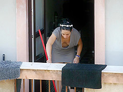 mother I'd like to fuck billibongs downblouse on the balcony