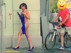 Hidden Webcam Captures Jeny Getting Bare in Public