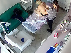 Hidden cameras. Girl salon