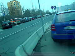 TakeVan - Charlotte- Unpractised Driver Copulates Sexy Sch