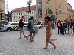 Alex Darksome In Nature's Garb In Public