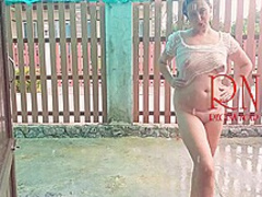 Summer Rainy Day. Juicy Underclothes. Rain. Umbrella. Intimate, Mother I'd Like To Fuck, Lewd, Doll, Underclothes, Serf, Moist, Pants, Rain