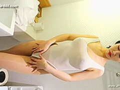 chinese model posing stripped.114