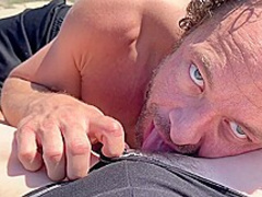 Brad Newman - Eats Vagina At A Public