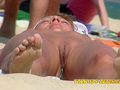 Exposed Beach Exhibitionists Voyeur CloseUp Hidden Web Camera Movie Scene