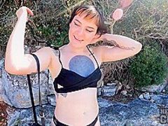 Brilla In Nature's Garb And On Vacation On Croatian Beach