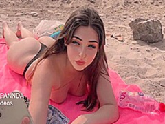 Me Convencen Para Que Chupe Pol En La Playa , Termina En Mi Cara ,( Hablando En Espanol) 10 Min