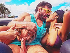 Convertible Squirters - RealityKings with Ashley Adams, Jenna Foxx, Charles Dera