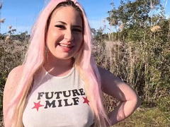 German non-professional legal age teenager acquires drilled outdoors by stranger dude