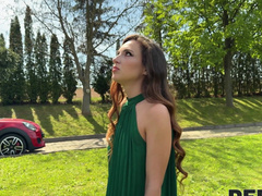 Pavlos and Sakura Hell in outdoor nylon act