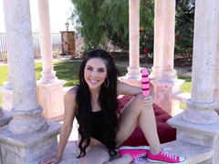 Theodora Day convinces her stepbro to engage in some intensive anal play outdoors.