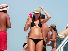 Exotic pornstar in eager blond, brunette hair porn movie scene