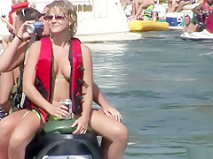 Slutty pornstar in exotic blond, brunette hair adult scene