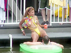 Fabulous pornstar in incredible tattoos, golden-haired adult episode