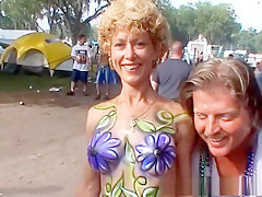 Lustful pornstar in hottest large breasts, voyeur adult scene