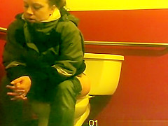 Woman spied by hidden camera pissing