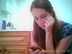 Pissing and texting in the lavatory