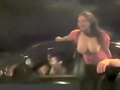 Shows mounds whilst driving in the car