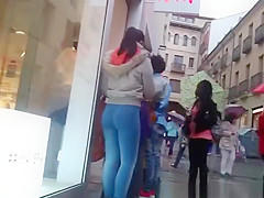 Legal Age Teenager with great round a-hole