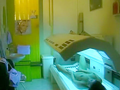 Legal Age Teenager hotty fingers cookie during tanning