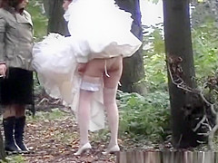 Girl Spied Pooping Outdoor