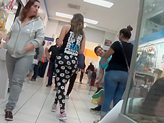 Miniature swarthy gazoo in constricted jeans