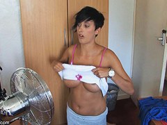 Fine pointer sisters flashing in an outstanding free down blouse episode