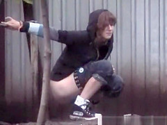 College students caught peeing outdoors