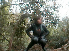 Shaggy cum-hole spied during the time that it made water