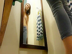 Legal Age Teenager caught smelling her cunt