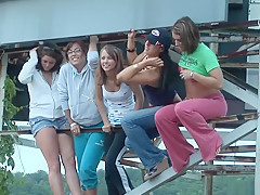 Superlatively Good pornstar in concupiscent group sex, striptease adult movie scene