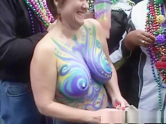 Eager pornstar in hottest voyeur, group sex adult scene