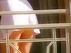 Hawt balcony spy (no pants)