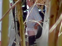 Prostitute blowing client's jock