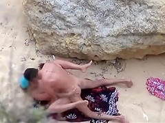 Superb hotty in a beach cabin