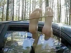 Exotic dilettante Drubbing, S&M sex scene