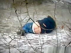 Woman with a undressed booty