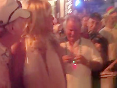 Riding Fake Penis Machine