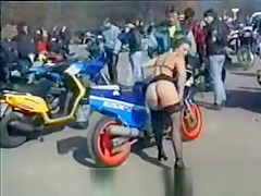 Moto Honey Disrobe in Public