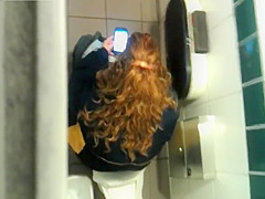 Preying on pissing schoolgirls from above