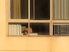 Exposed older woman spied in bedroom daybed