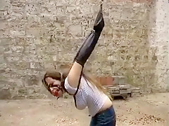 Concupiscent dilettante Outdoor sex video